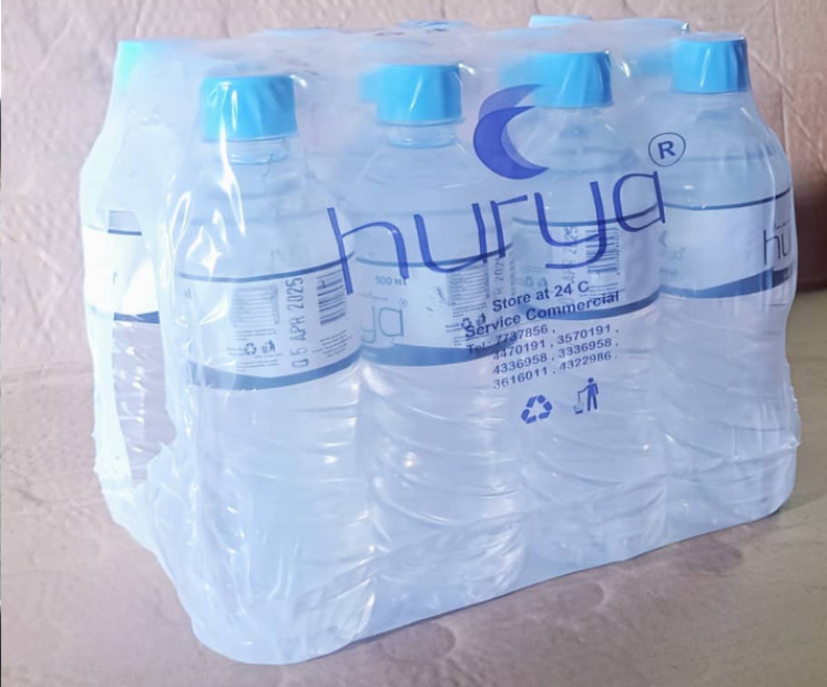 Pakiti ya maji ya madini ya Hurya 500 ml
